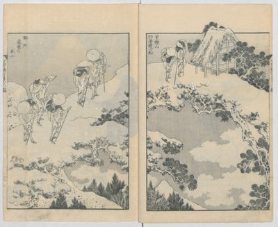 फुगाकु हयाकेई, 1834-35। द्वारा कत्सुशिका होकुसाई