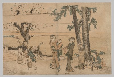 ब्रुक के पास आंकड़े का समूह, 1760-1849। द्वारा कत्सुशिका होकुसाई