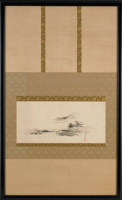 लैंडस्केप, ईदो अवधि, सीए। 1801-1802। द्वारा कत्सुशिका होकुसाई