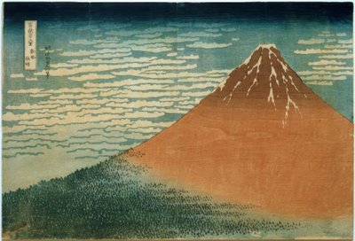 दक्षिण हवा और साफ सुबह द्वारा Katsushika Hokusai