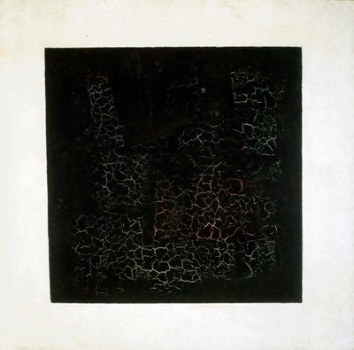 ब्लैक स्क्वायर, 1920 के दशक की शुरुआत में। द्वारा Kazimir Severinovich Malevich