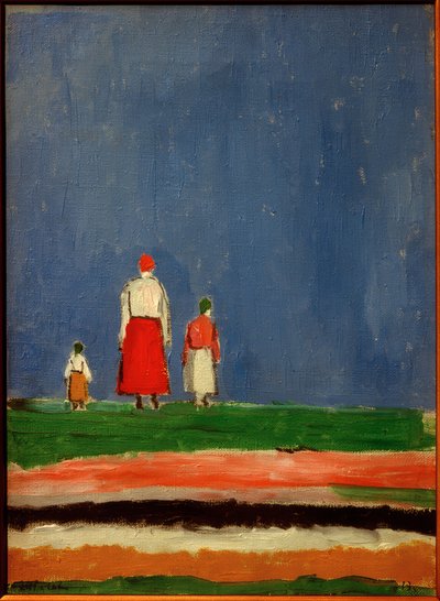 तीन आंकड़े, 1928 द्वारा काज़िमिर सेवेरिनोविच मालेविच