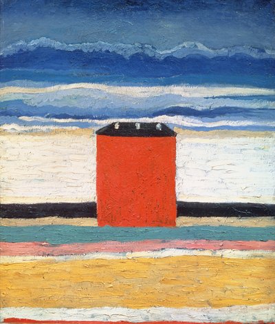 रेड हाउस, 1932 द्वारा Kazimir Severinovich Malevich
