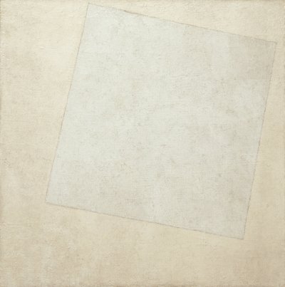 सुपरमैटिस्ट रचना: व्हाइट ऑन व्हाइट, 1918 द्वारा Kazimir Severinovich Malevich