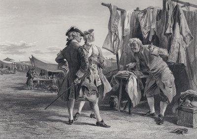 समुद्री डाकू के लिए चित्रण सर वाल्टर स्कॉट द्वारा (उत्कीर्णन) द्वारा कीली गर्दन की लहर