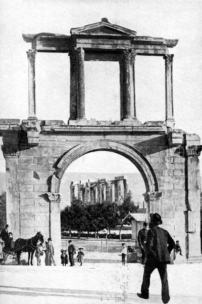 ज़ीउस का मंदिर, ओलंपिया, ग्रीस, 1922। द्वारा कीस्टोन व्यू कंपनी