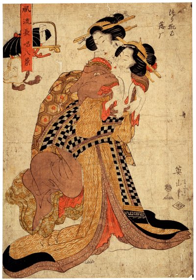 आठ सुरुचिपूर्ण काव्य गीत, c1811-c1814 द्वारा किकुकावा ईज़ान