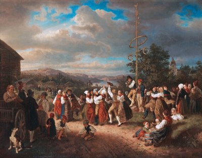 स्वच्छंदतावाद: रत्विक पार ज़ोल, किलियन क्रिस्टोफ़र (1818-1860) में मिडसमर नृत्य द्वारा किलियन क्रिस्टोफर रीति-रिवाज