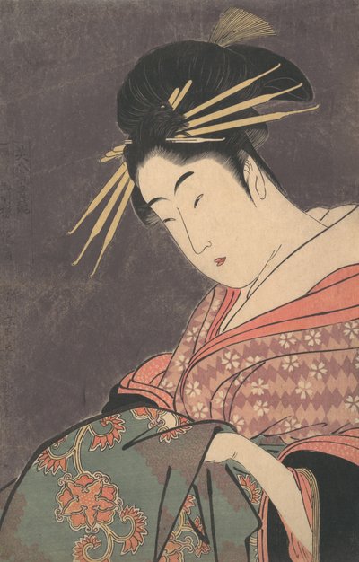 "गोमेइरो का हनोगी,"..., सीए। 1794-95. द्वारा किटगावा उतामारो
