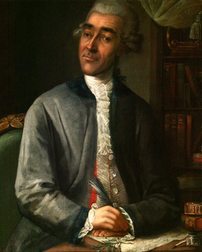 लेखक वसीली ग्रिगोरिविच रूबन का पोर्ट्रेट, 1742-1795, 1786। द्वारा क्लिपेकोव