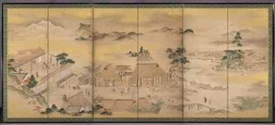बसंत और पतझड़ खेती पतझड़, 1700s। द्वारा को सुकोकू