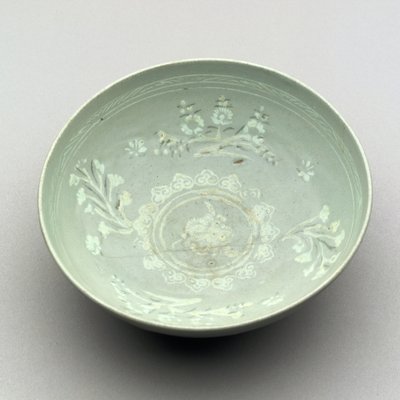 सेलाडॉन ग्लेज़ के साथ बाउल, 1250-1350 (सिरेमिक) द्वारा Korean School