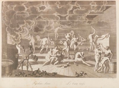 एक रूसी स्नानागार। रूस के लोग या चार्ल्स डी द्वारा शिष्टाचार का वर्णन..., 1811-1812। द्वारा Korneev