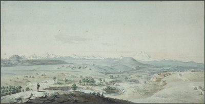 1805 में माउंटेन माशुक से कोंस्टेंटिनोगोर्स्क किले का दृश्य द्वारा Korneev