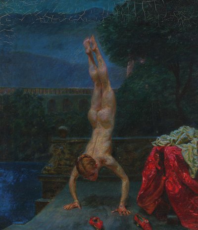 सुज़ाना अपने स्नान में, 1907। द्वारा क्रिस्टियन ज़ाहार्टमैन