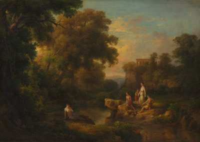 डायना एंड हर निम्फ्स, 1853। द्वारा क्रॉली मार्को