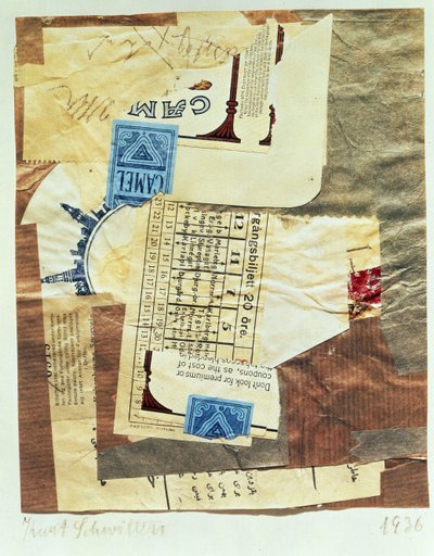 ऊंट, 1936। द्वारा कर्ट Schwitters