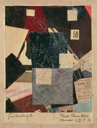 रचना, १ ९ २२ द्वारा कर्ट Schwitters