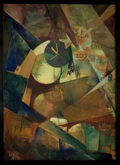 बड़ा अहम् चित्र (मर्ज़बिल्ड 9 बी) द्वारा कर्ट Schwitters