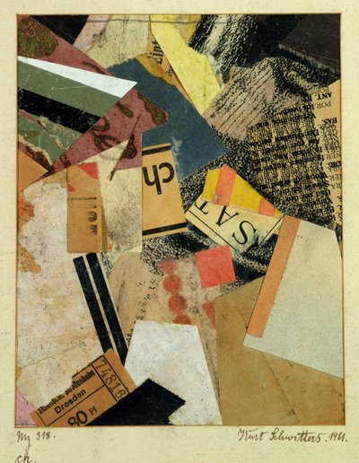 एमजेड 318 सीएच, 1921 द्वारा कर्ट Schwitters