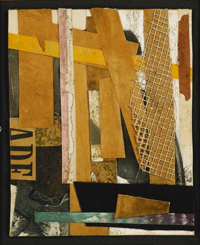 मर्ज चित्र; मेरज़बिल्ड, 1945 द्वारा कर्ट Schwitters