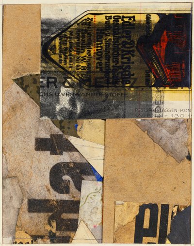 मेरज़बिल्ड, 1922 द्वारा कर्ट Schwitters