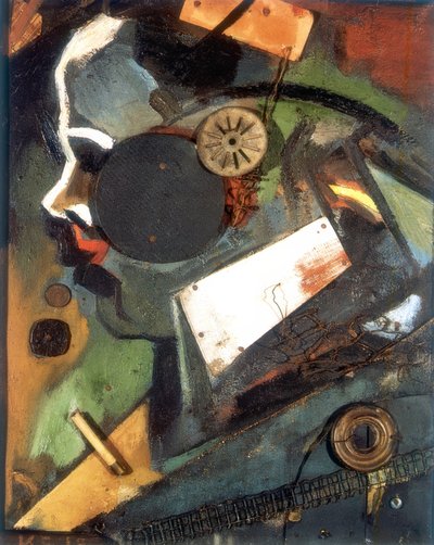 Merzbild 1A (डॉक्टर) द्वारा कर्ट Schwitters