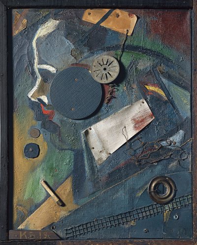 मर्ज़बिल्ड 1 ए द मनोचिकित्सक, 1919 द्वारा कर्ट Schwitters