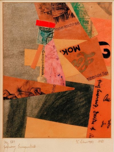 एमजेड 259 ड्राइंग कैंपेंडक द्वारा Kurt Schwitters