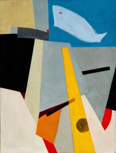 शीर्षकहीन (व्हेल के साथ चित्र) द्वारा कर्ट Schwitters