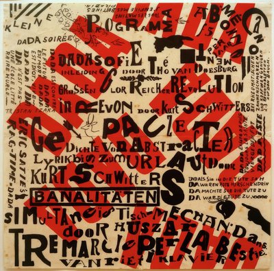 थोड़ा दादा सोरी का पोस्टर द्वारा कर्ट Schwitters