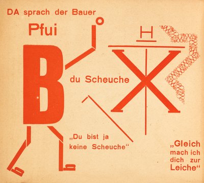 बिजूका। परी कथा बिजूका। फेयरी टेल्स, 1925। द्वारा कर्ट Schwitters