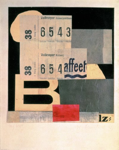 अज्ञात चित्र द्वारा कर्ट Schwitters