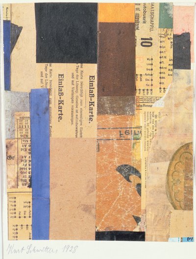 अनटाइटल्ड, 1928 द्वारा कर्ट Schwitters