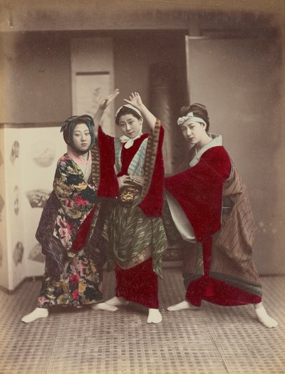 नृत्य पार्टी, c.1880 द्वारा कुसाकाबे किम्बी