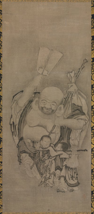 दाओवादी अमर के साथ होटी: होटी, सी। 1575-1600। द्वारा क्यूसेकी टोमोनोबु