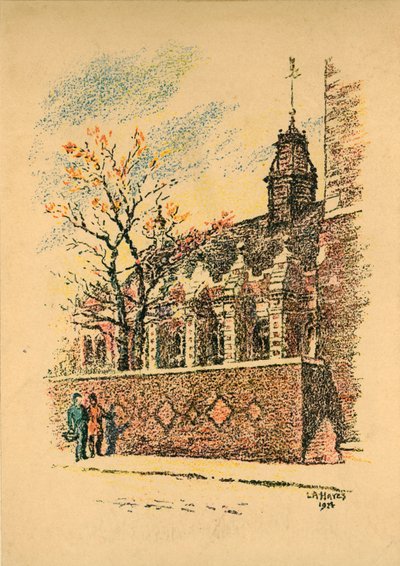 लैम्बेथ पैलेस, 1924। द्वारा ला हेस