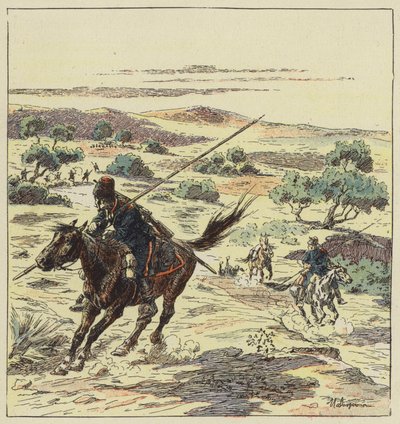 Cossack स्काउट्स द्वारा एल। Malespine