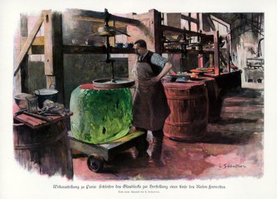 लेंस निर्माण, पेरिस विश्व प्रदर्शनी, 1889, 1900। द्वारा एल सबटियर