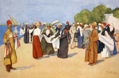 1908 के from द लाइट साइड ऑफ़ इजिप्ट ’से बार्गेन हंटिंग द्वारा लांस ठाकरे