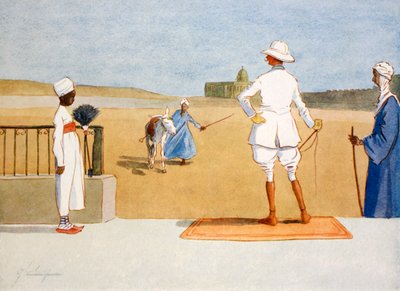 द डैंडी टूरिस्ट, 1908। द्वारा लांस ठाकरे