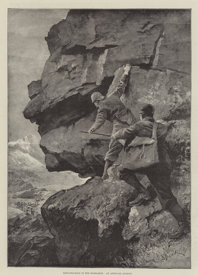 हिंदलैंड्स-हॉकिंग इन द हाइलैंड्स, एक अजीब क्षण द्वारा लैंसलॉट स्पीड