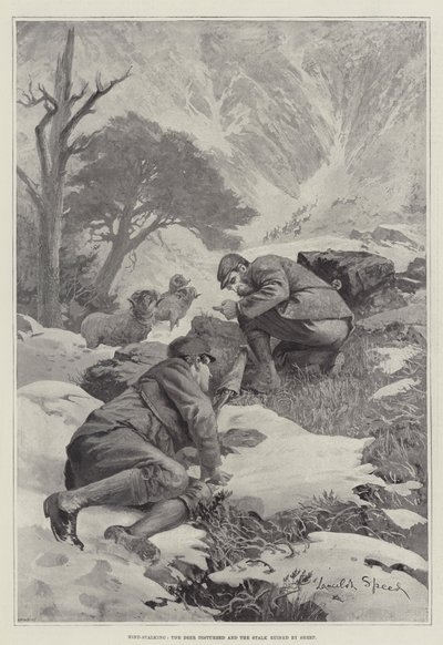 हिंड-स्टैकिंग, हिरण परेशान और भेड़ द्वारा बर्बाद डंठल द्वारा लैंसलॉट स्पीड