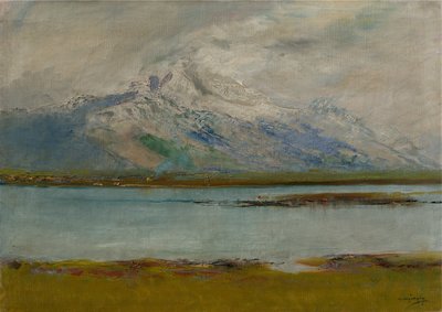 टाट्रा लैंडस्केप, 1890-95 द्वारा लास्ज़लो मेद्यांसज़स्की