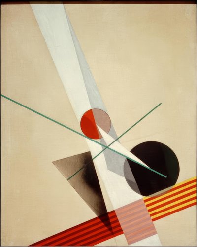 रचना एक XXI। द्वारा Laszlo Moholy Nagy