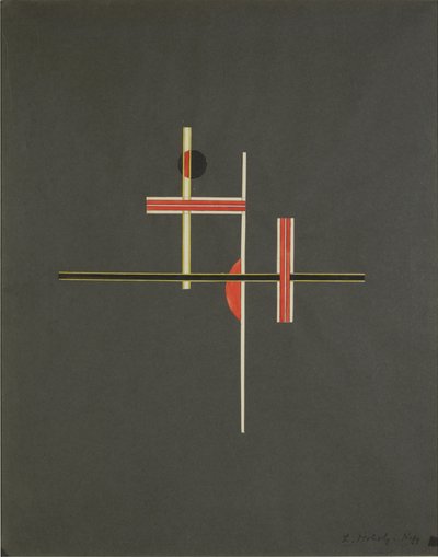 लाल और काला संतुलन, 1922 द्वारा लेज़लो मोहोली नेगी