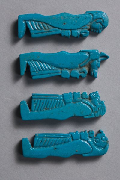 होरस के चार बेटों की तादाद, स्वर्गीय राजवंशीय काल (फैयाँ) द्वारा Late Period Egyptian