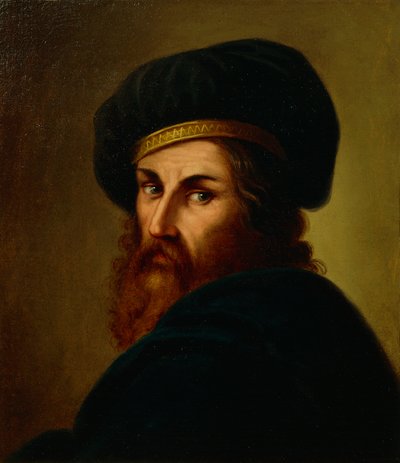 चित्रकार लुडोविको कार्रेसी का पोर्ट्रेट, लैटानज़ियो क्वेरेना (1768-1853) द्वारा द्वारा लत्तनियो कुएरेना