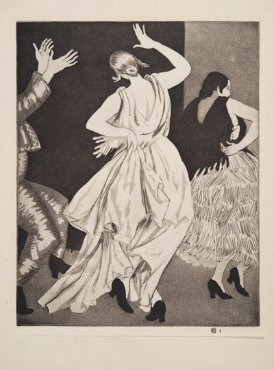 स्पेनिश डांसर नंबर 1, पब। 1923. द्वारा लौरा नाइट