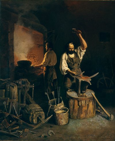 द फोर्ज, 1845 द्वारा लावर कुज़्मिच प्लाखोव